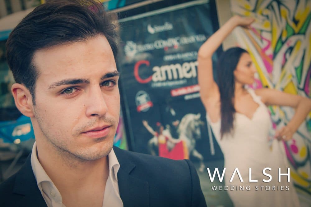 fotos de pareja en calle de madrid