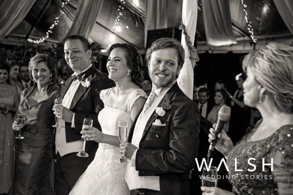 Fotógrafo de bodas Hacienda Nueva- brindis en fiesta