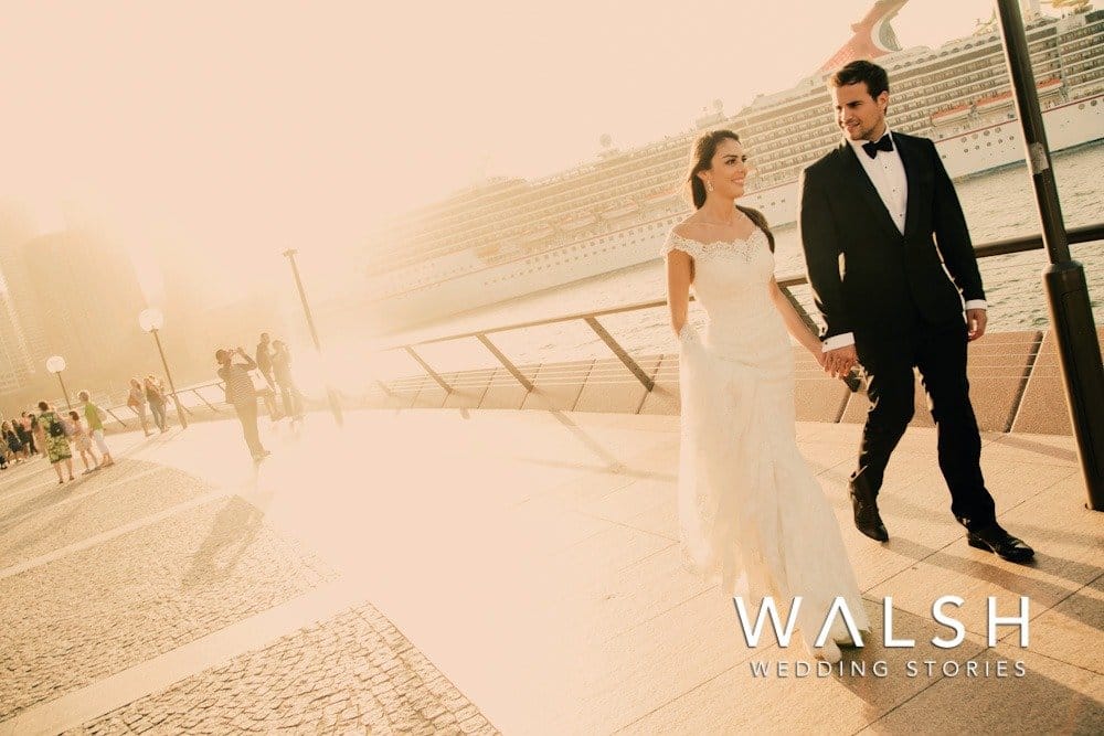 sydney australia wedding photographers- walking and holding hands