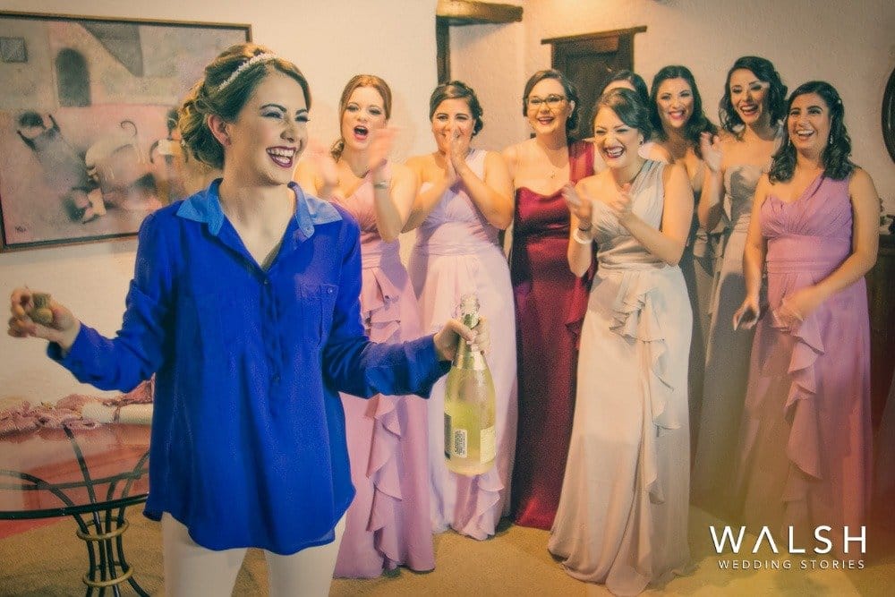 novia con damas-fotos de boda casa santo domingo