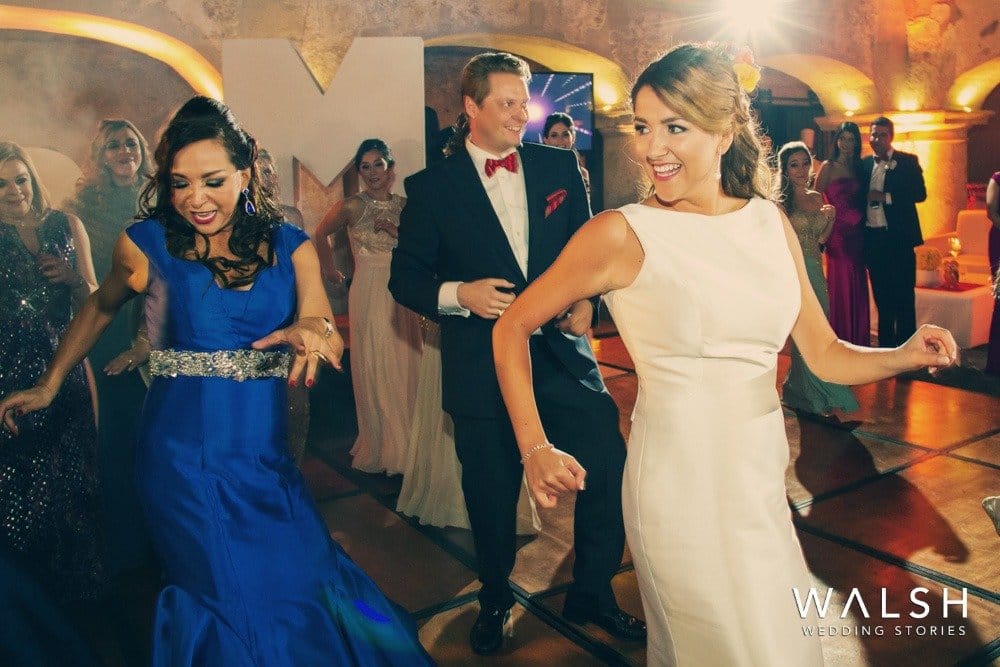 dancing at wedding in Convento Santa Teresa Antigua Guatemala
