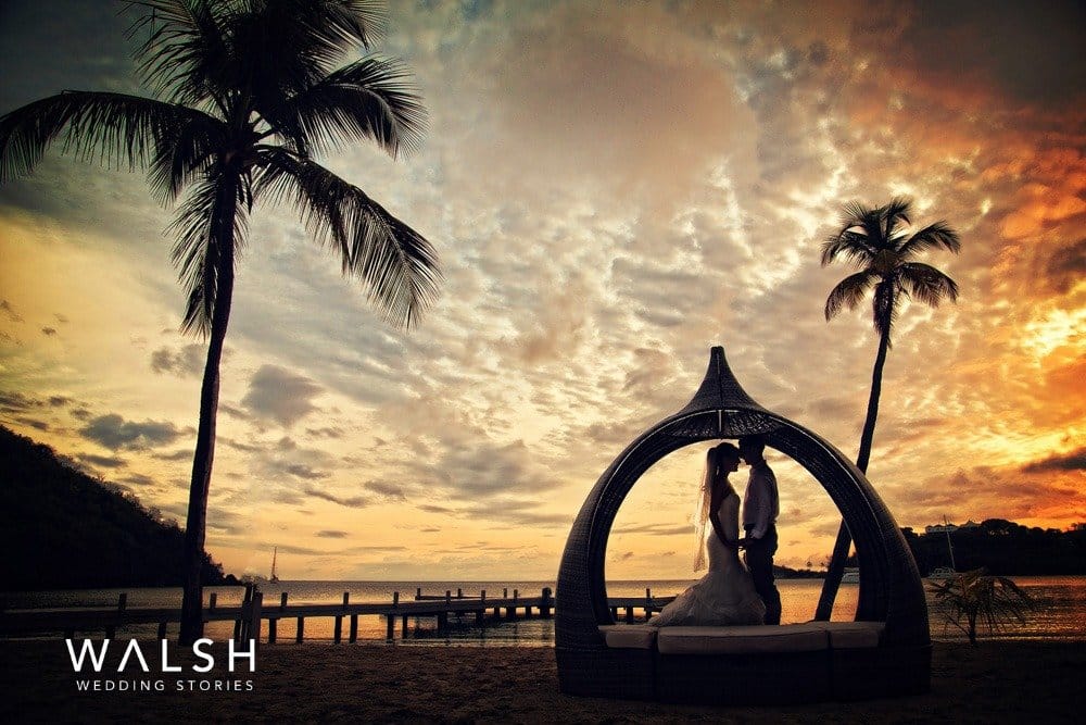 beach wedding photographers antigua