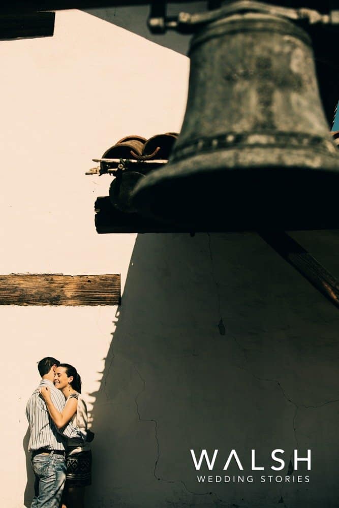 Sonoma mission wedding engagement photo shoot