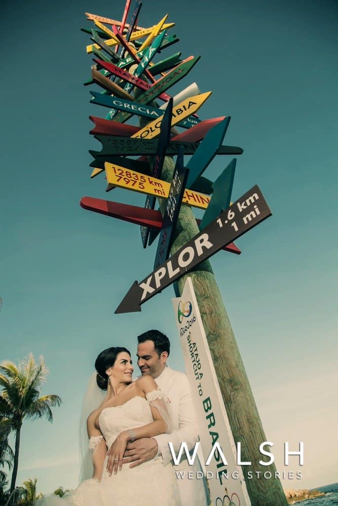 Xcaret Mexico wedding photographers
